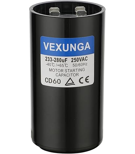 97F5276 60 uf MFD 370 Volt VAC - Replacement Round Run